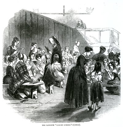 Die Lambeth Ragged School, Illustration aus 